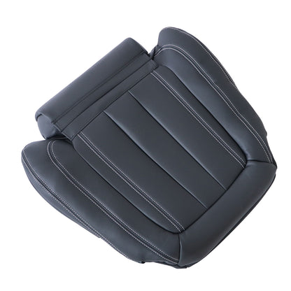 2014 2015-2018 Fit For BMW F15 X5 Front Driver Bottom Leather Seat Covers Black
