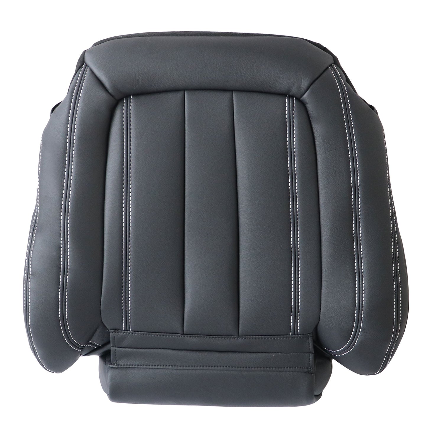 2014 2015-2018 Fit For BMW F15 X5 Front Driver Bottom Leather Seat Covers Black