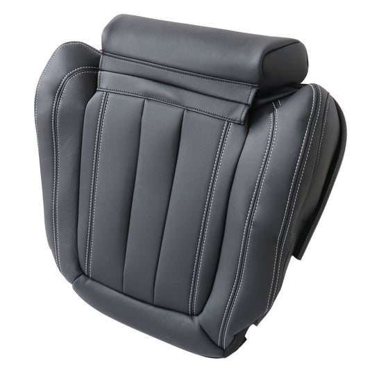 2014 2015-2018 Fit For BMW F15 X5 Front Driver Bottom Leather Seat Covers Black