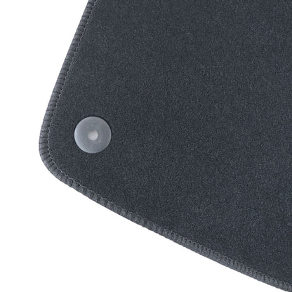 Black Velour Front & Rear Floor Mats Carpet 4Pcs For 2010-2016 Porsche Panamera