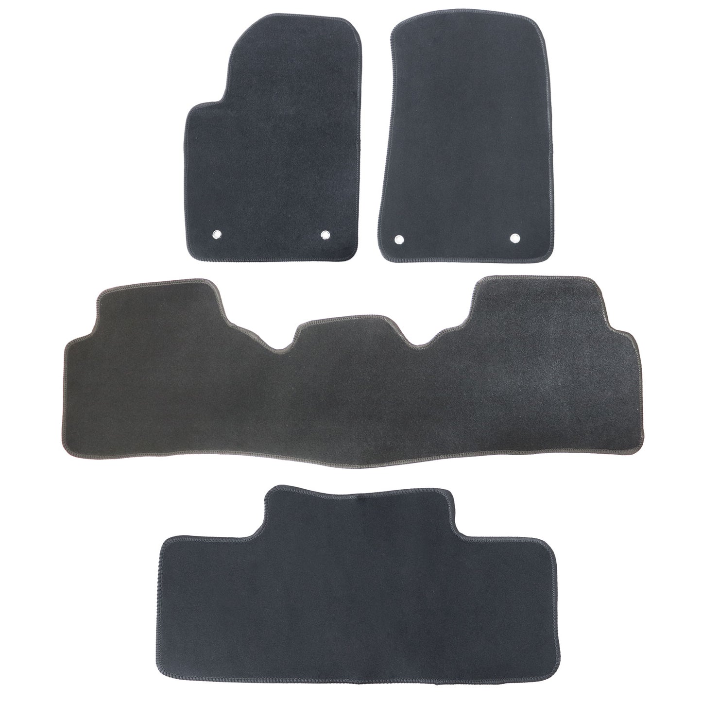 4x For Infiniti QX80 2014-2024 Front & Rear Floor Mats Carpet Replacement Velour