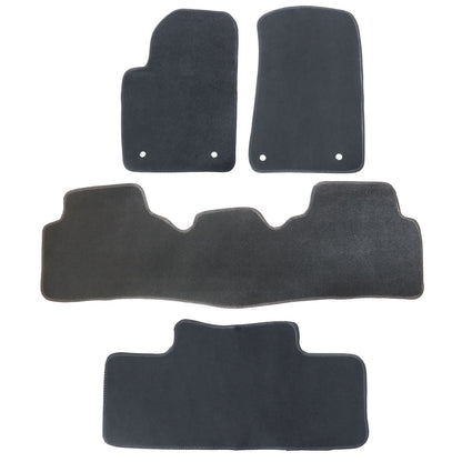 4x For Infiniti QX80 2014-2024 Front & Rear Floor Mats Carpet Replacement Velour