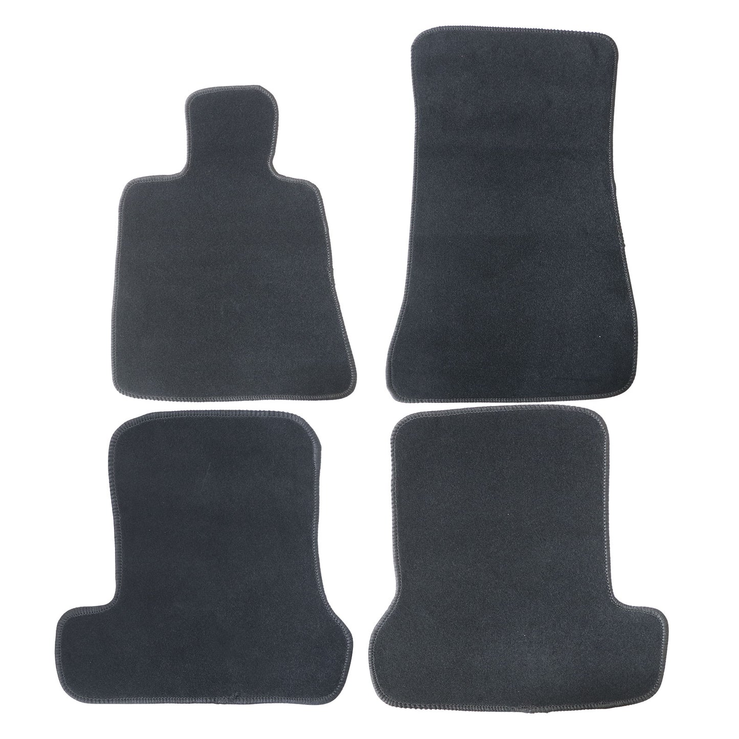New For 2002-2010 Lexus SC430 Front & Rear Velour Floor Mats Carpet Black 4PCS