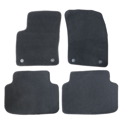 For Volkswagen Taos 2021-2025 Front & Rear Floor Mats Carpet Replacement Velour