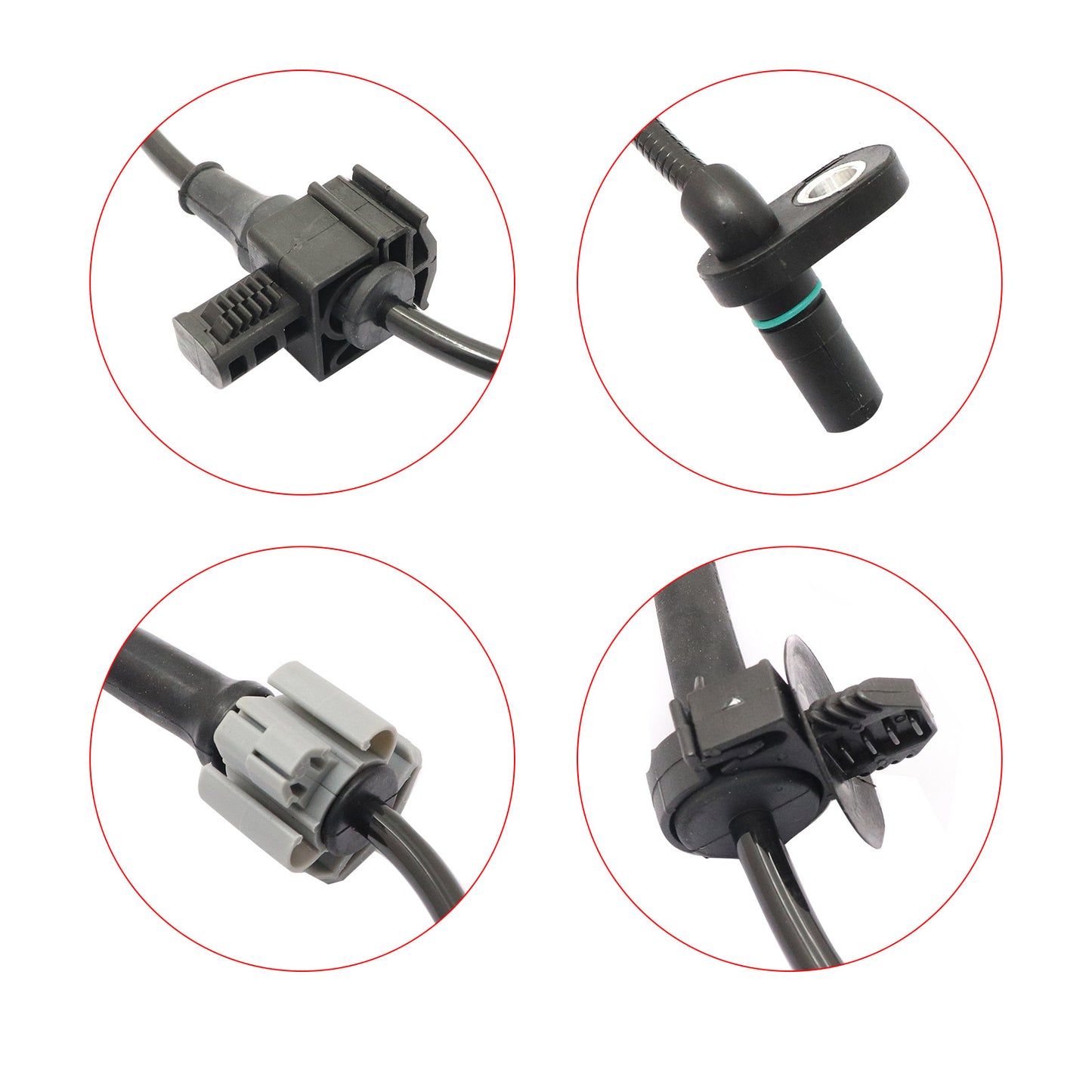 4x ABS Wheel Speed Sensor For Silverado 1500 Sierra 1500 Front Rear Right + Left
