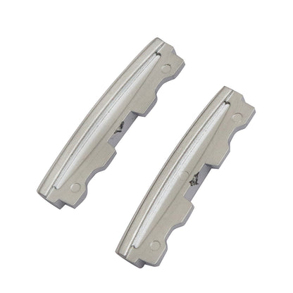 2Pcs For BMW X5 X6 F15 F16 Front AC Air Vent Outlet Tab Clip Chrome Plated Trims