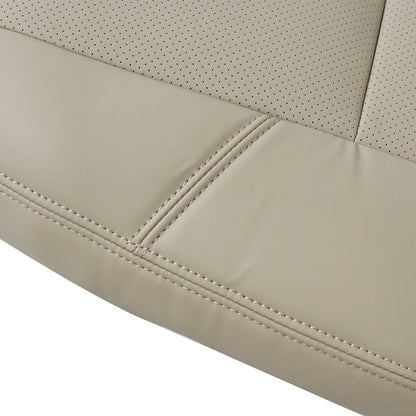 2nd Row Driver Top PERF Seat Cover Tan For 2007 2008 Cadillac Escalade ESV EXT