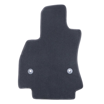 New For 2014-2020 FIAT 500L Front & Rear Velour Floor Mats Carpet Black 4PCS