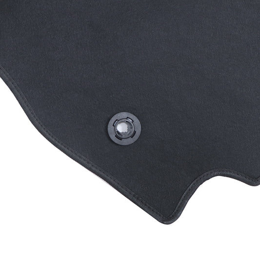 New For 2014-2020 FIAT 500L Front & Rear Velour Floor Mats Carpet Black 4PCS