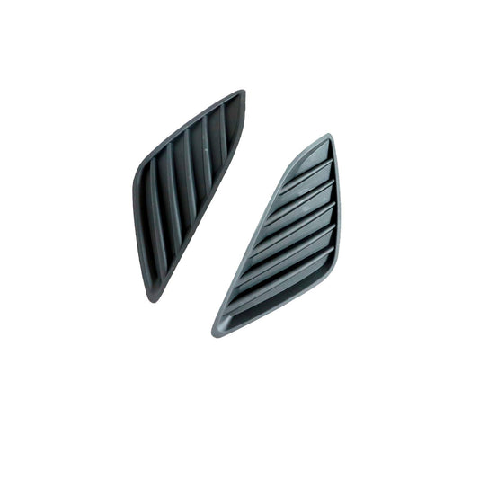 Fit 2012-2014 Toyota Camry Front Bumper Upper Lower Grille Set w/Fog Hole Cover