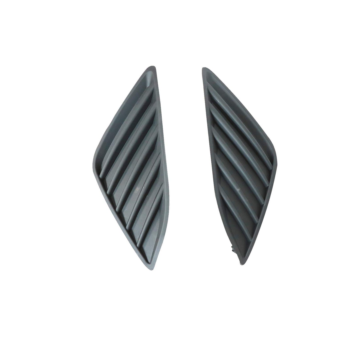 Fit 2012-2014 Toyota Camry Front Bumper Upper Lower Grille Set w/Fog Hole Cover