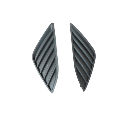 Fit 2012-2014 Toyota Camry Front Bumper Upper Lower Grille Set w/Fog Hole Cover
