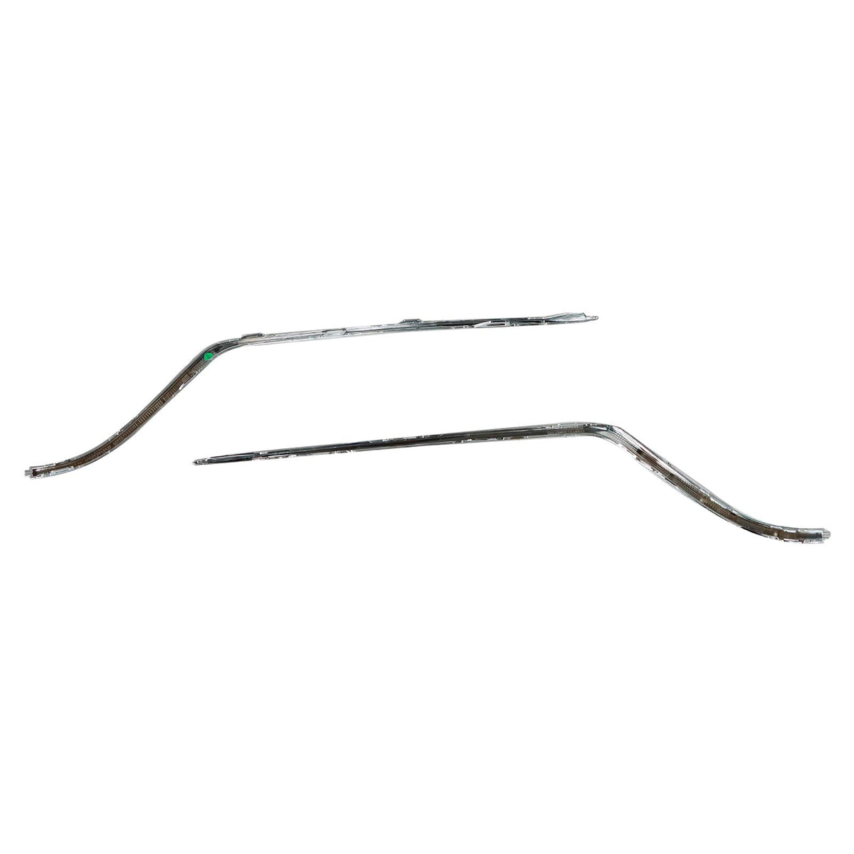 Chrome Front Bumper Molding Cover Set Fit Mercedes-Benz W167 GLE AMG 53 2020-22