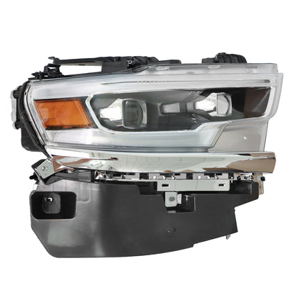 Projector Right Full LED Headlamp for 2019-2022 Dodge Ram 1500 Pickup 68316084AD