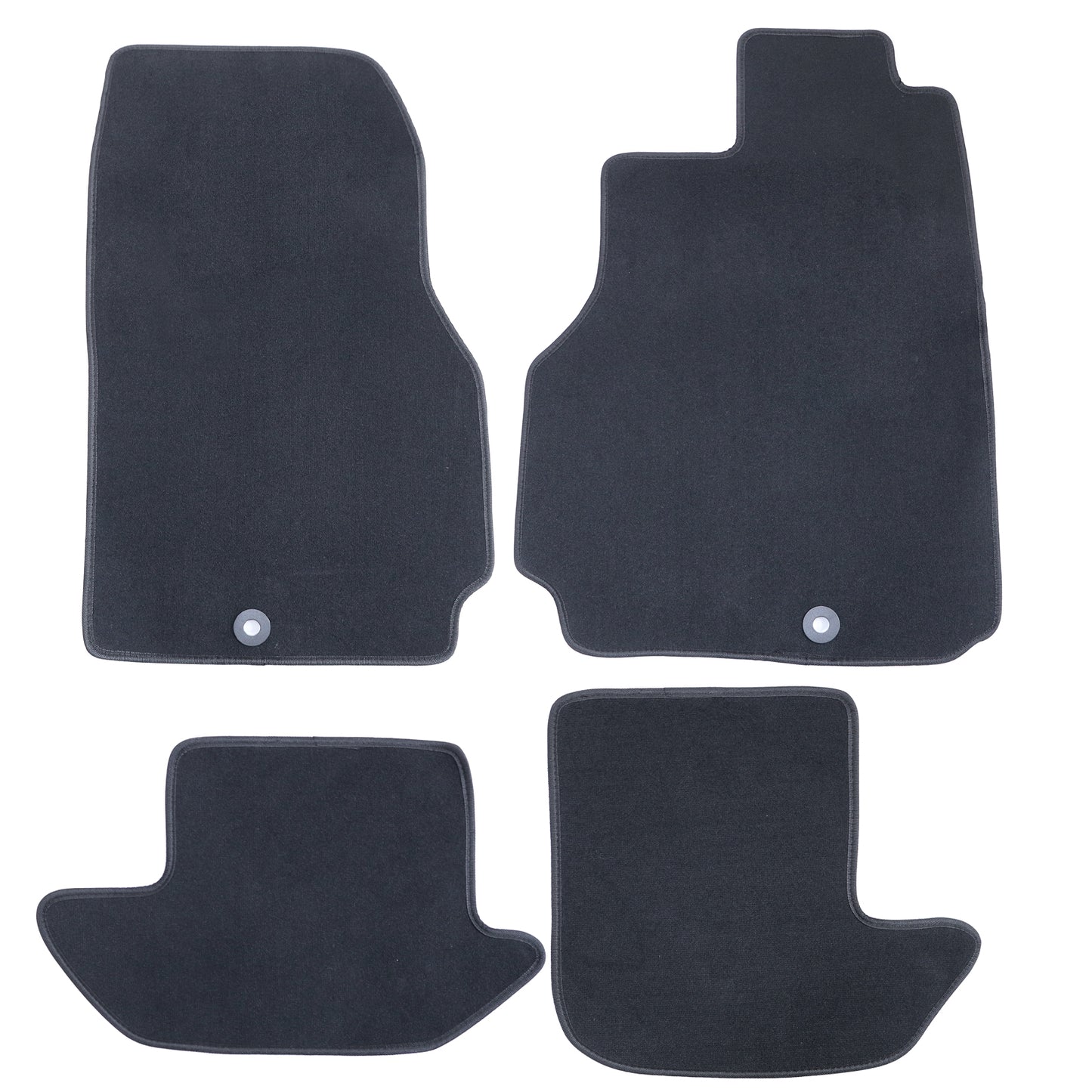 For 2009-2021 Nissan GT-R Front & 2nd Row Velour Floor Mats Carpet All-Weather