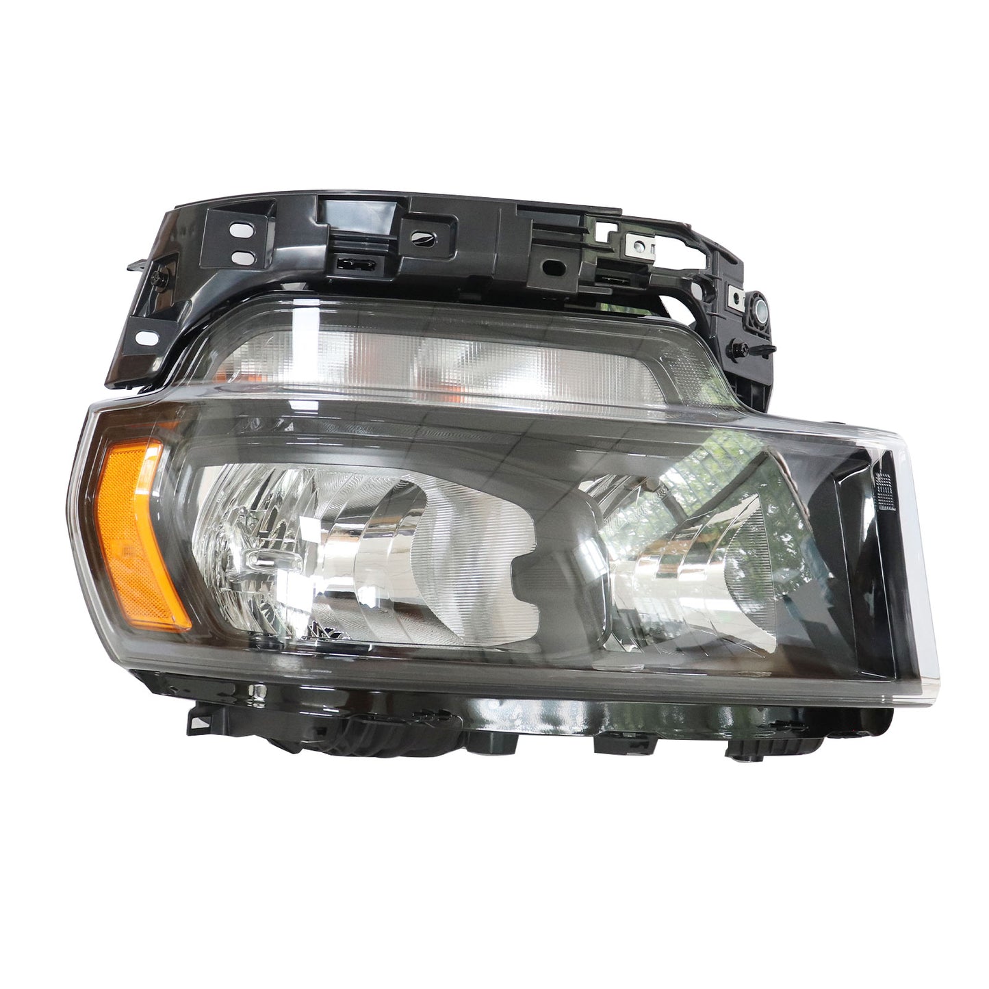 For 2019-2024 Ram 2500 3500 Driver Left w/Bulb Halogen Headlight Black Bezel