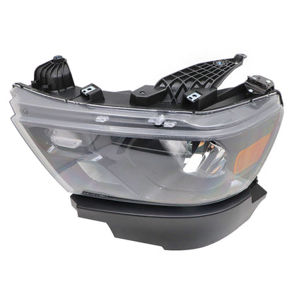Driver For 2019-2024 Dodge RAM 1500 Chrome Trim Halogen Headlight 68316087AJ