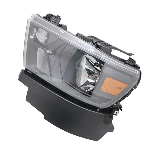 Driver For 2019-2024 Dodge RAM 1500 Chrome Trim Halogen Headlight 68316087AJ