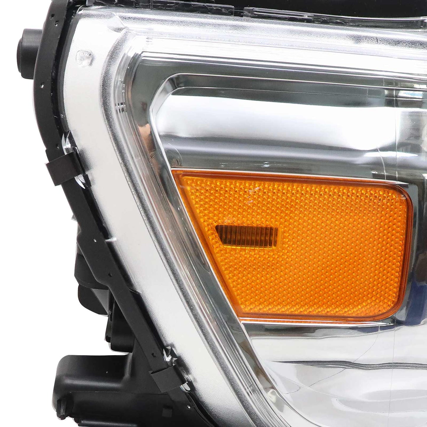 Passenger For 2019-2024 Dodge RAM 1500 Chrome Trim Halogen Headlight 68316080AJ