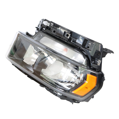 Halogen Headlight Black Bezel w/Bulb For 2019-2024 Ram 2500 3500 Passenger Right