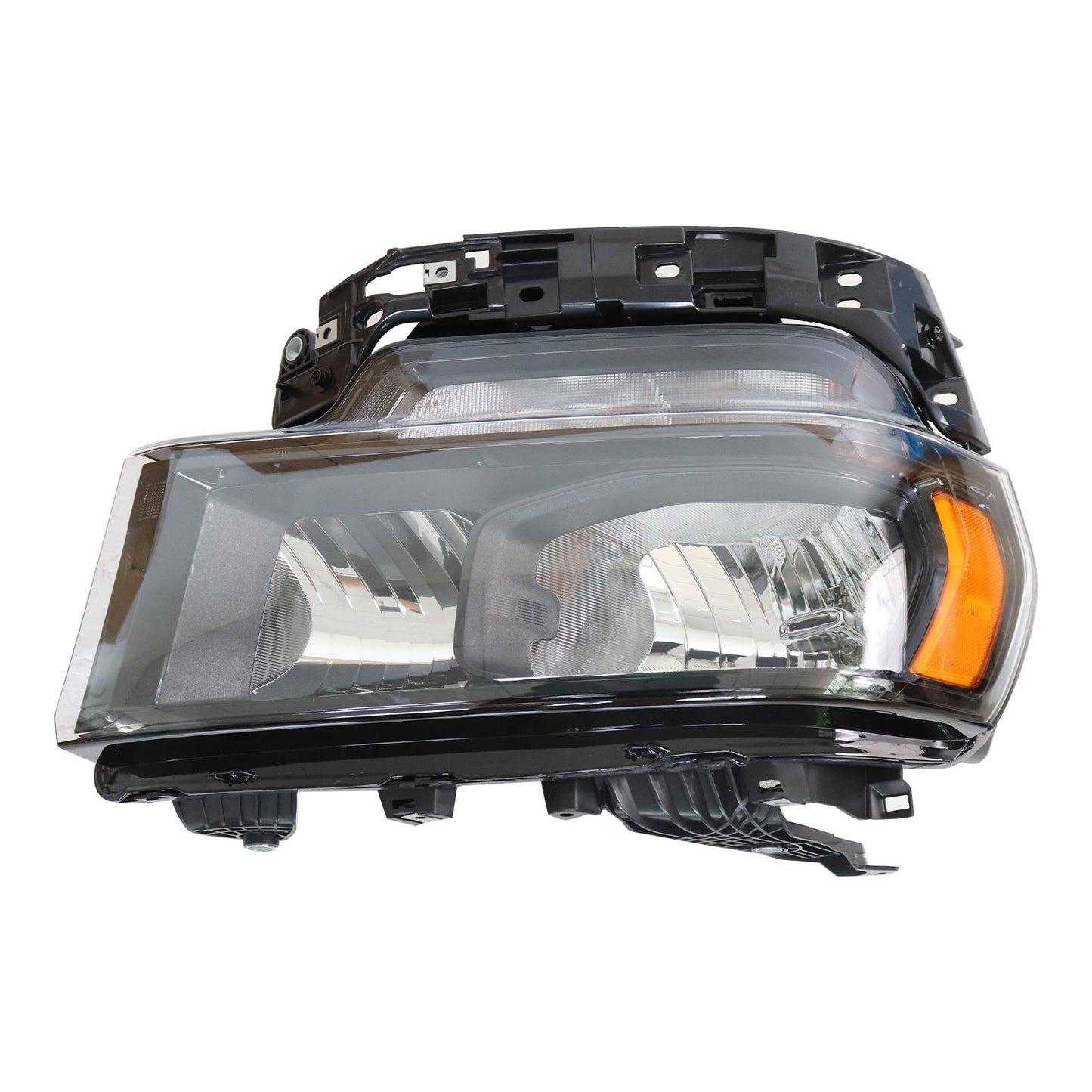 Halogen Headlight Black Bezel w/Bulb For 2019-2024 Ram 2500 3500 Passenger Right