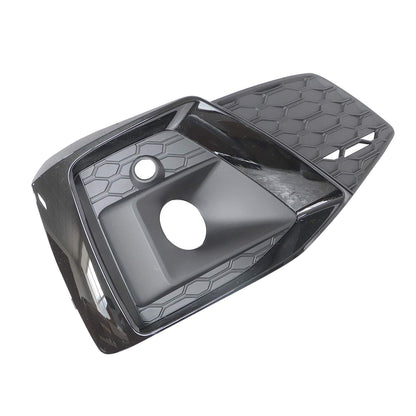 Left & Right Front Bumper Fog Light Grille Bezel Cover Fit Audi A5 S5 2020-2024