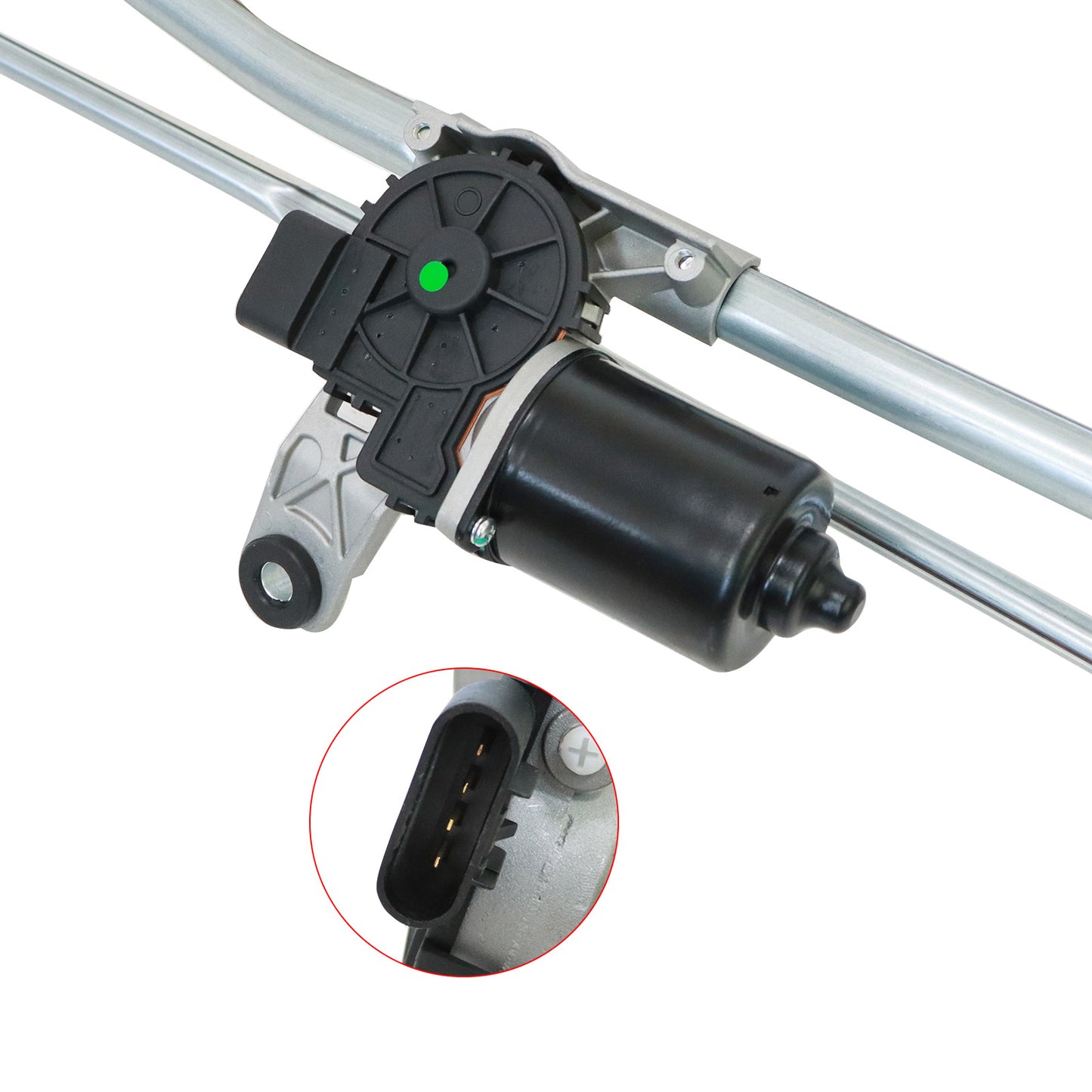 For Dodge Ram 2002-2004 2500 3500 1PCS Windshield Wiper Motor & Linkage Assembly