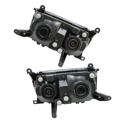 Pair For Toyota Land Cruiser 1991-1997 LC80 Headlamps Headlights Left+ Right