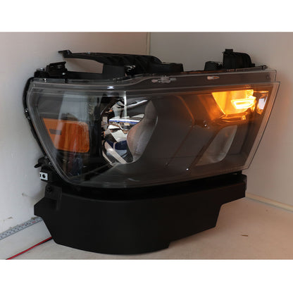 Passenger For 2019-2024 Dodge RAM 1500 Trim Halogen Headlight 68316086AJ