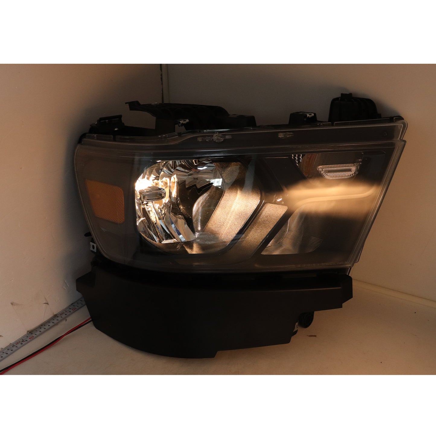 Passenger For 2019-2024 Dodge RAM 1500 Trim Halogen Headlight 68316086AJ