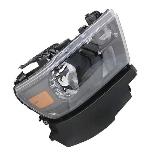 Passenger For 2019-2024 Dodge RAM 1500 Trim Halogen Headlight 68316086AJ