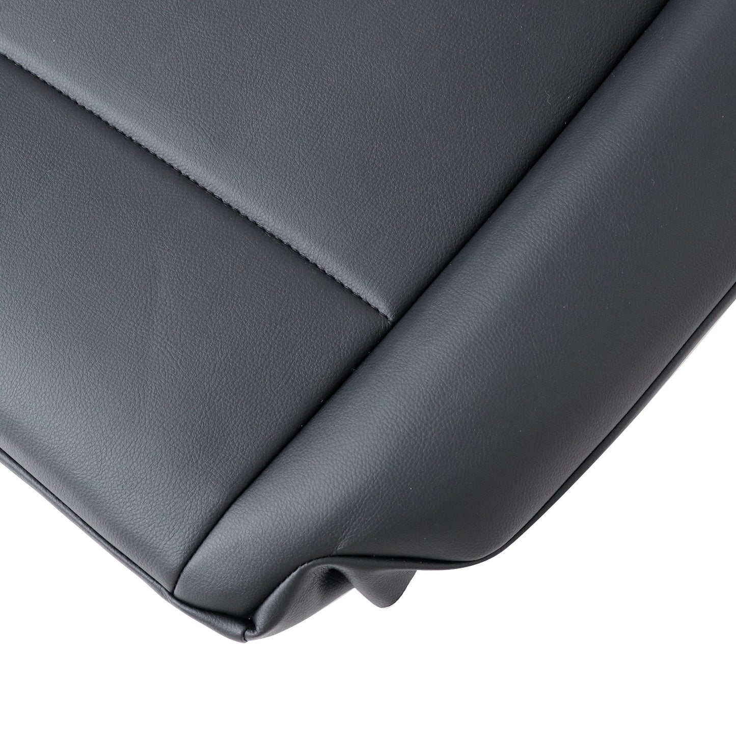 Fit For 2007-2013 BMW X5 Driver Side Bottom Replacement Leather Seat Cover Black