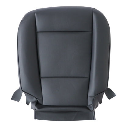 Fit For 2007-2013 BMW X5 Driver Side Bottom Replacement Leather Seat Cover Black