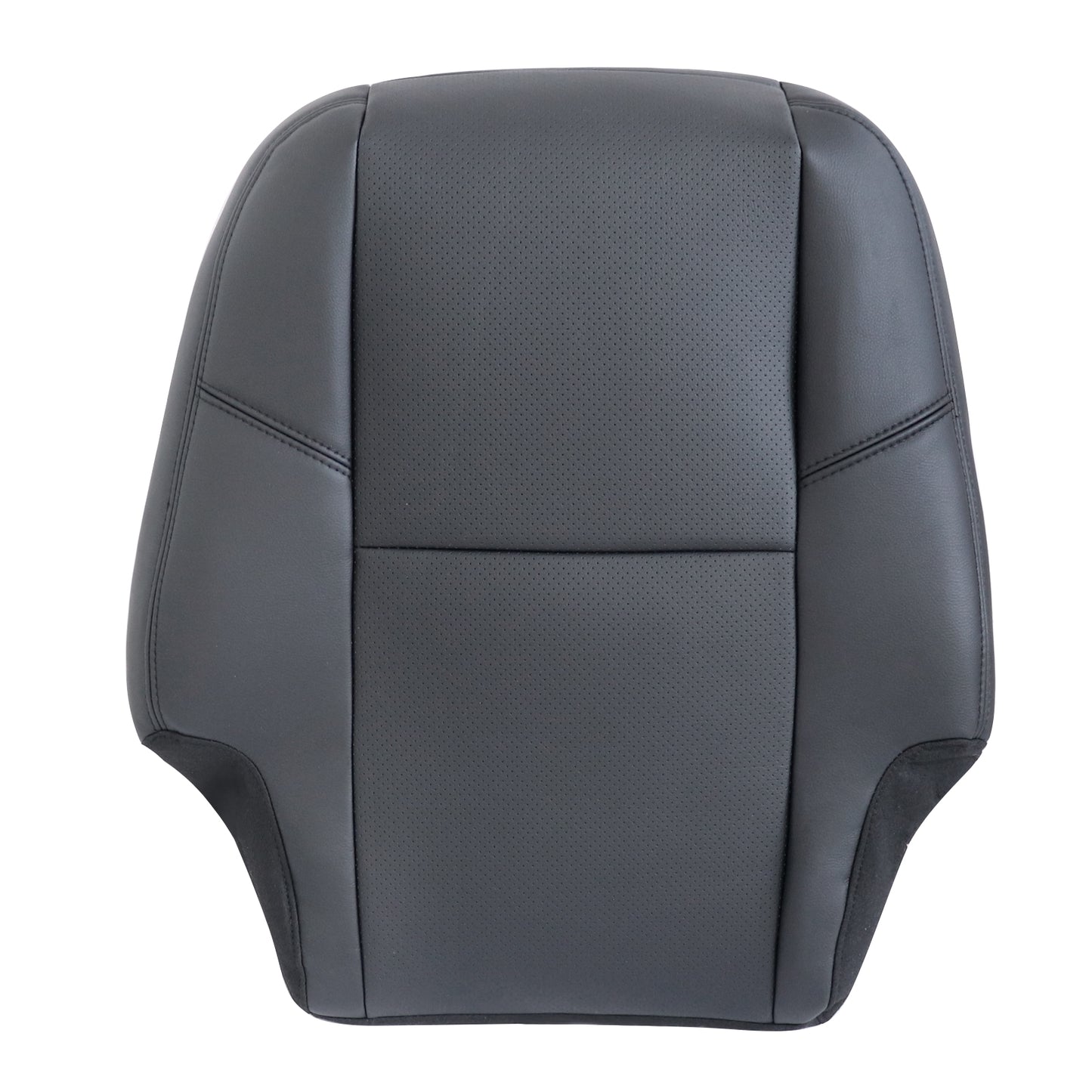 Fit For 2007-14 Cadillac Escalade 2nd Row Driver Back Perfor Seat Cover Black US