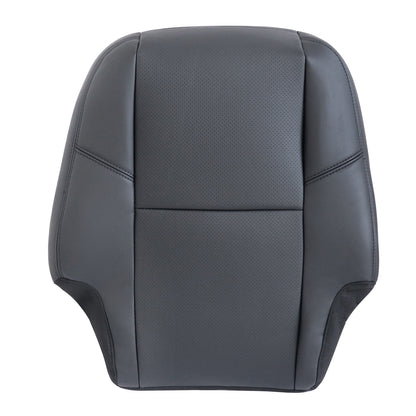 Fit For 2007-14 Cadillac Escalade 2nd Row Driver Back Perfor Seat Cover Black US