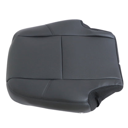Fit For 2007-14 Cadillac Escalade 2nd Row Driver Back Perfor Seat Cover Black US