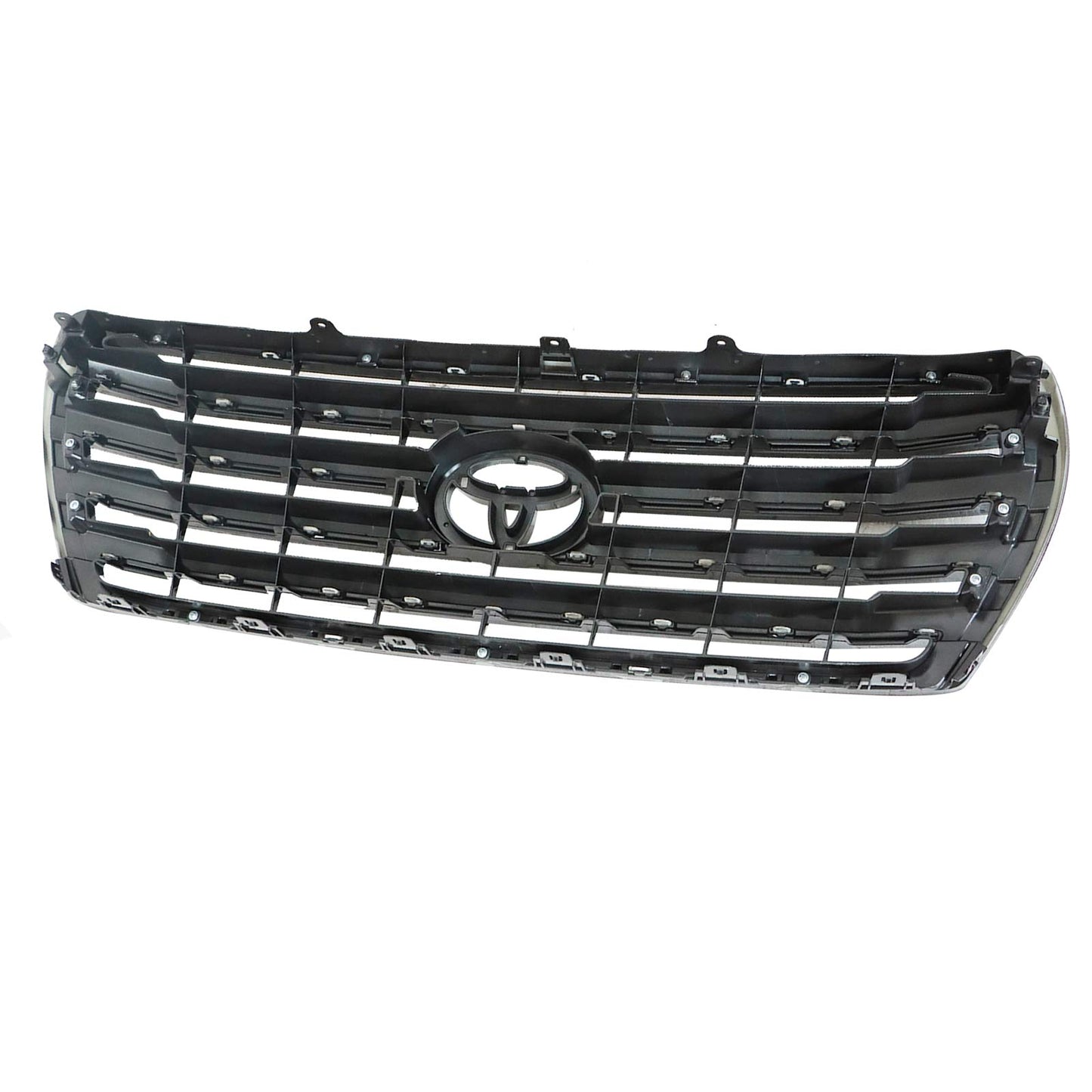 For Toyota Land Cruiser LC200 2008-2015 Front Bumper Grill Grille GLoss Black