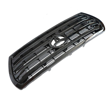 For Toyota Land Cruiser LC200 2008-2015 Front Bumper Grill Grille GLoss Black