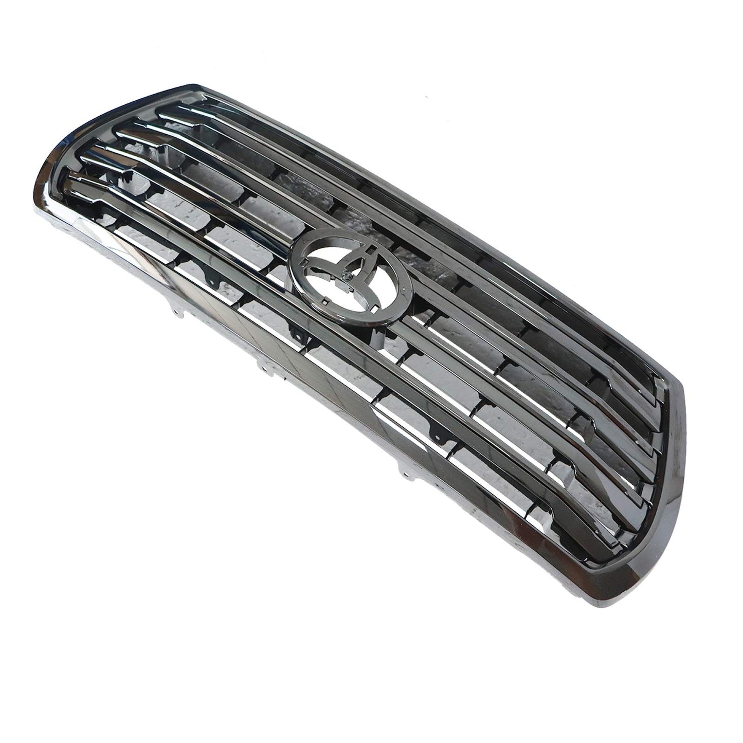 For Toyota Land Cruiser LC200 2008-2015 Front Bumper Grill Grille GLoss Black