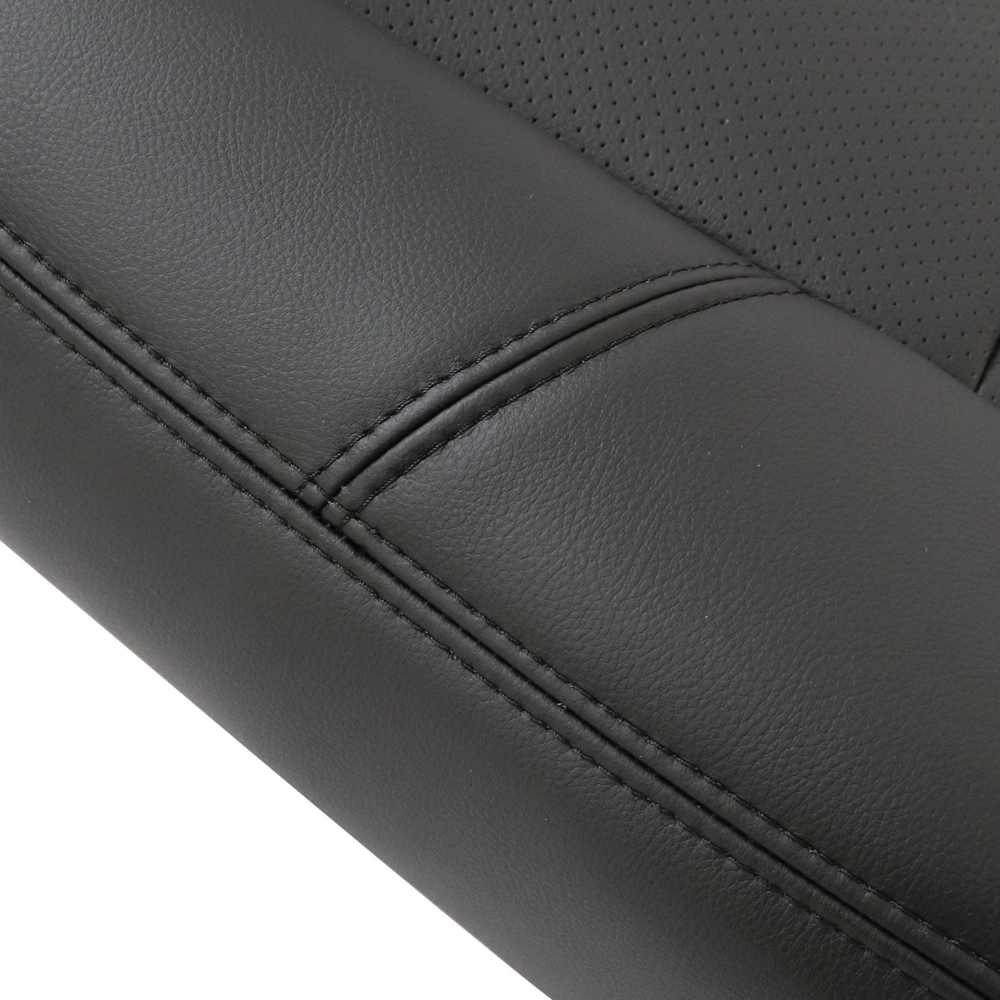 Black 2nd Row Passenger Top Leather Seat Cover Fits 2007-14 Cadillac Escalade