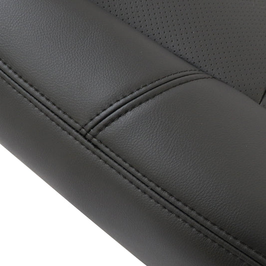 Black 2nd Row Passenger Top Leather Seat Cover Fits 2007-14 Cadillac Escalade