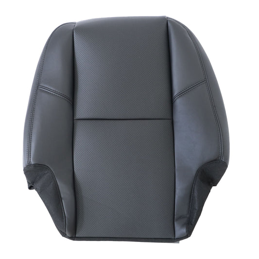 Black 2nd Row Passenger Top Leather Seat Cover Fits 2007-14 Cadillac Escalade