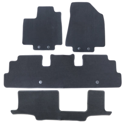 For 2022-2025 Nissan Pathfinder 3 Row Velour Floor Mats Carpet Replacement Set
