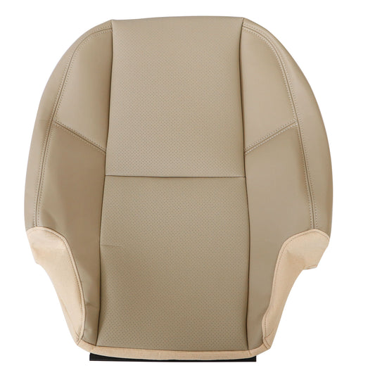 2nd Row Passenger Top PERF Seat Cover Tan For 09-2014 Cadillac Escalade ESV EXT