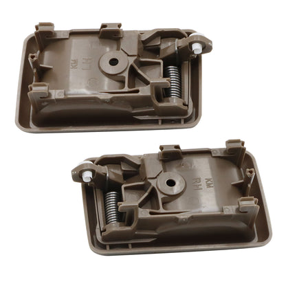 Fits 1988-2000 Toyota Corolla/Tercel Left+Right Door Handle Inner Indoor Brown