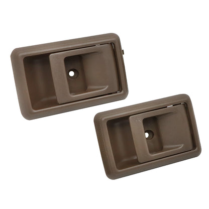 Fits 1988-2000 Toyota Corolla/Tercel Left+Right Door Handle Inner Indoor Brown