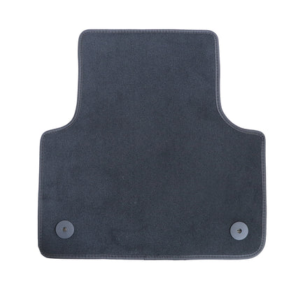 4Pcs For Audi Q7 Q8 2017-2025 Front & Rear Floor Mats Carpet Replacement Velour