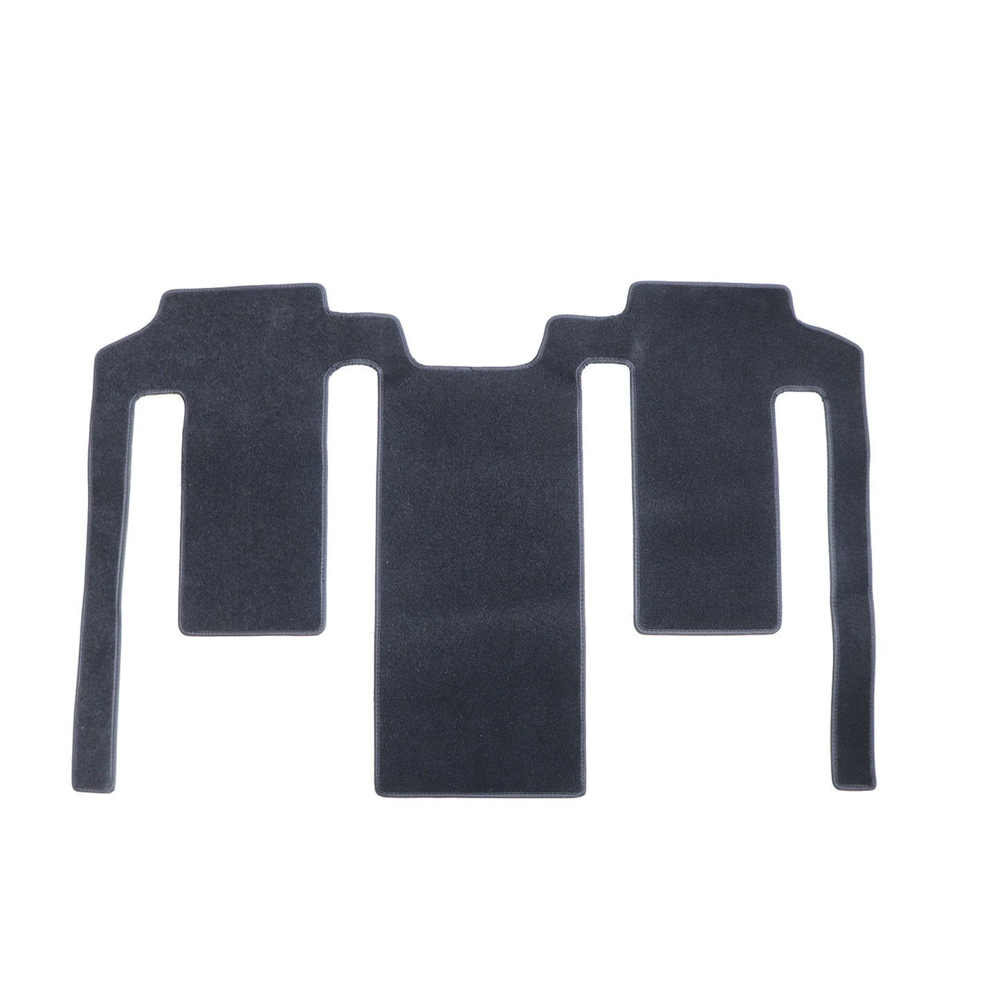 Front & Rear Floor Mats Carpet Velour Black For 2021-2025 Toyota Sienna 7 Seats