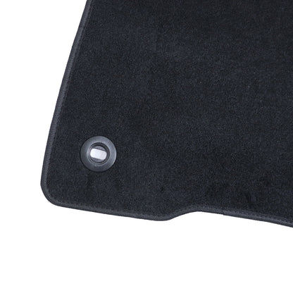 Front & Rear Floor Mats Carpet Velour Black For 2021-2025 Toyota Sienna 7 Seats