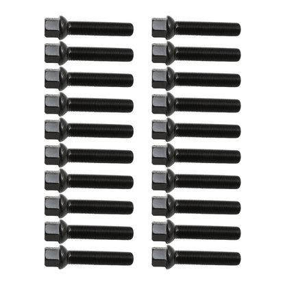 [20]M14X1.5 Black 65 mm Extended bolts Fits For Mercedes-Benz 1994-2023 Spacers